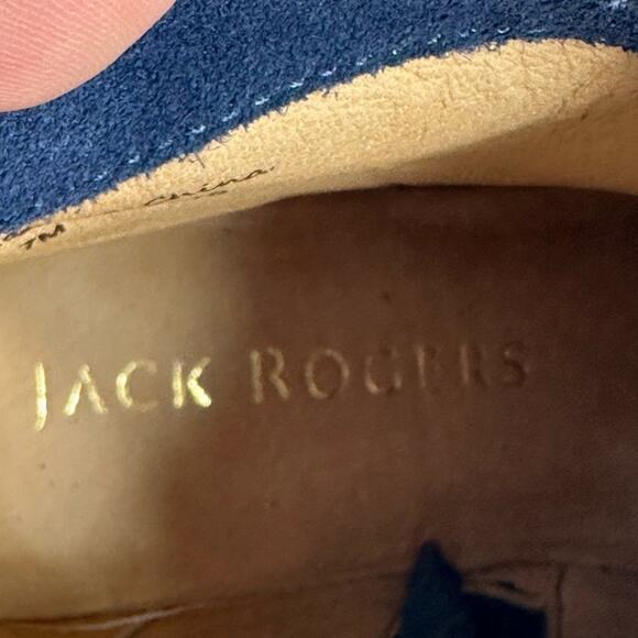 Jack Rogers Midnight Blue Gemma Embroidered Booties - Picture 9 of 9